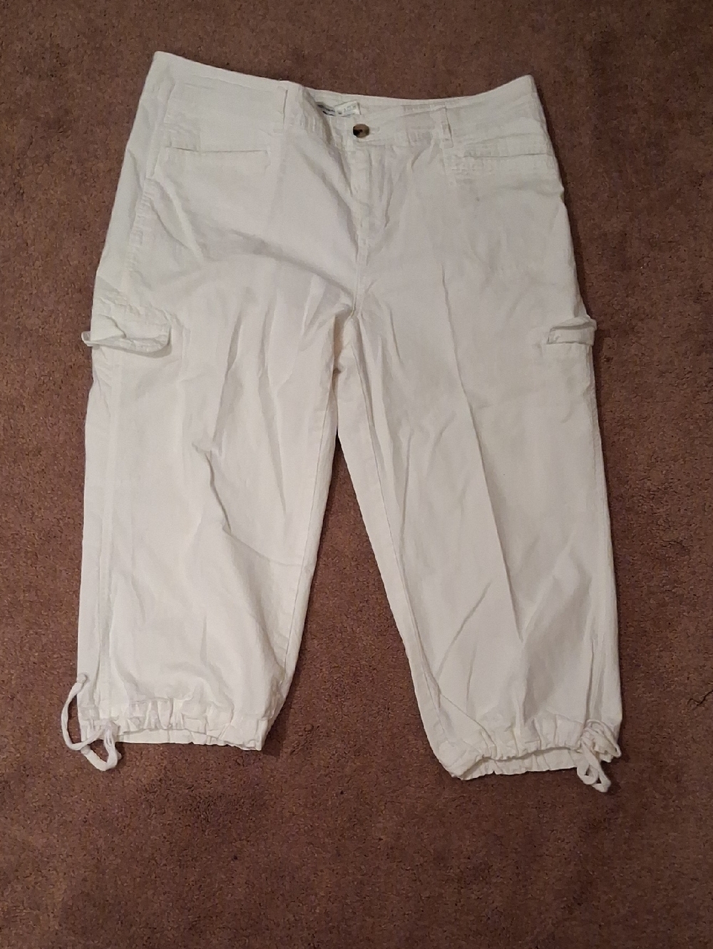 Dockers White Casual Stretch Pants